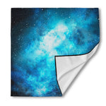 Blue Sky Universe Galaxy Space Print Silk Bandana