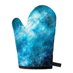 Blue Sky Universe Galaxy Space Print Single Oven Mitt