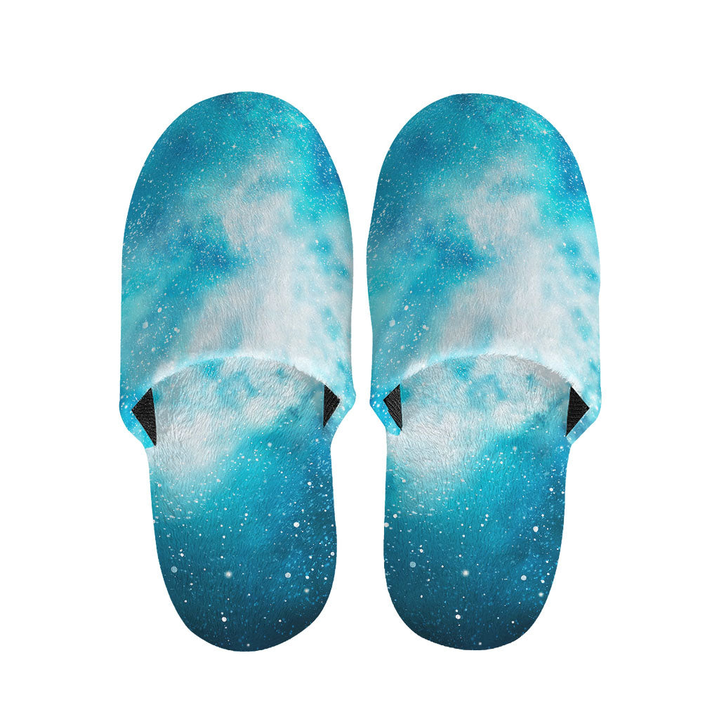 Blue Sky Universe Galaxy Space Print Slippers