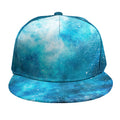 Blue Sky Universe Galaxy Space Print Snapback Cap