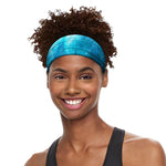 Blue Sky Universe Galaxy Space Print Sports Headband