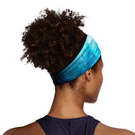 Blue Sky Universe Galaxy Space Print Sports Headband