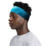 Blue Sky Universe Galaxy Space Print Sports Headband