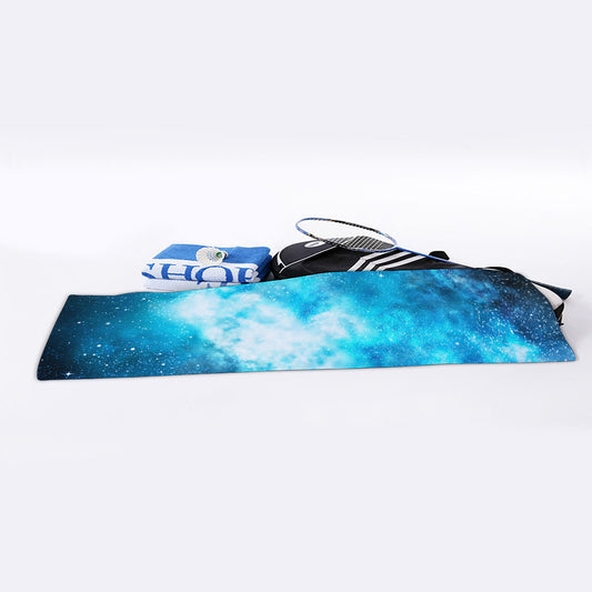 Blue Sky Universe Galaxy Space Print Sports Towel