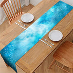 Blue Sky Universe Galaxy Space Print Table Runner