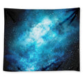 Blue Sky Universe Galaxy Space Print Tapestry