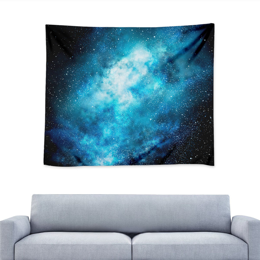 Blue Sky Universe Galaxy Space Print Tapestry