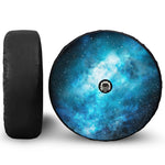 Blue Sky Universe Galaxy Space Print Tire Cover With Camera Hole