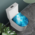 Blue Sky Universe Galaxy Space Print Toilet Lid Cover