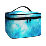 Blue Sky Universe Galaxy Space Print Travel Makeup Bag