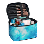 Blue Sky Universe Galaxy Space Print Travel Makeup Bag