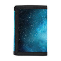 Blue Sky Universe Galaxy Space Print Trifold Wallet