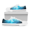 Blue Sky Universe Galaxy Space Print White Low Top Sneakers