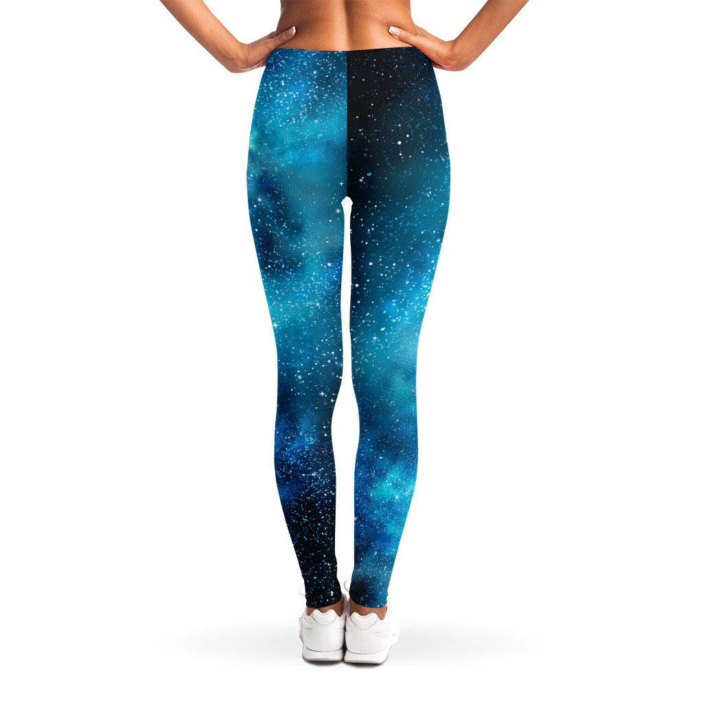 Blue Sky Universe Galaxy Space Print Women's Leggings