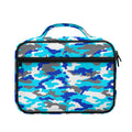 Blue Snow Camouflage Print Briefcase Bible Bag