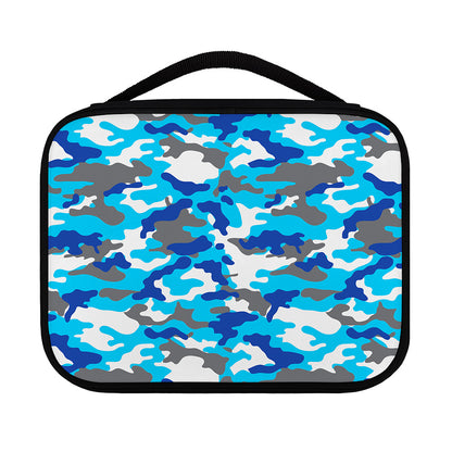 Blue Snow Camouflage Print Classic Bible Case