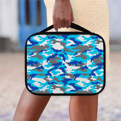 Blue Snow Camouflage Print Classic Bible Case