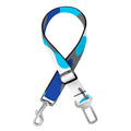 Blue Snow Camouflage Print Dog Seat Belt