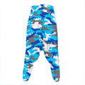 Blue Snow Camouflage Print Hammer Pants