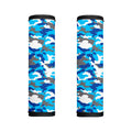 Blue Snow Camouflage Print Handle Covers