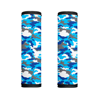 Blue Snow Camouflage Print Handle Covers