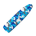 Blue Snow Camouflage Print Ironing Board Cover