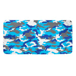 Blue Snow Camouflage Print Towel