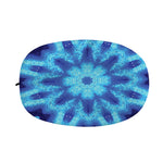 Blue Snowflake Kaleidoscope Print Car Side Mirror Covers