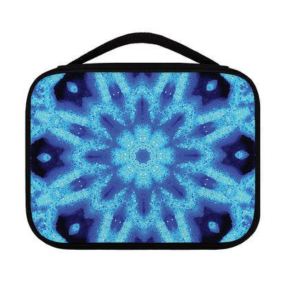 Blue Snowflake Kaleidoscope Print Classic Bible Case