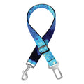 Blue Snowflake Kaleidoscope Print Dog Seat Belt