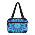 Blue Snowflake Kaleidoscope Print Double Strap Bible Bag
