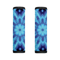 Blue Snowflake Kaleidoscope Print Handle Covers