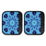 Blue Snowflake Kaleidoscope Print Handle Covers