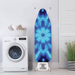 Blue Snowflake Kaleidoscope Print Ironing Board Cover