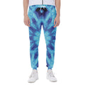 Blue Snowflake Kaleidoscope Print Joggers