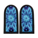Blue Snowflake Kaleidoscope Print Skillet Handle Cover