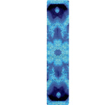 Blue Snowflake Kaleidoscope Print Table Runner