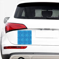 Blue Snowflake Pattern Print Car Sticker