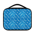 Blue Snowflake Pattern Print Classic Bible Case