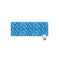 Blue Snowflake Pattern Print Extended Mouse Pad
