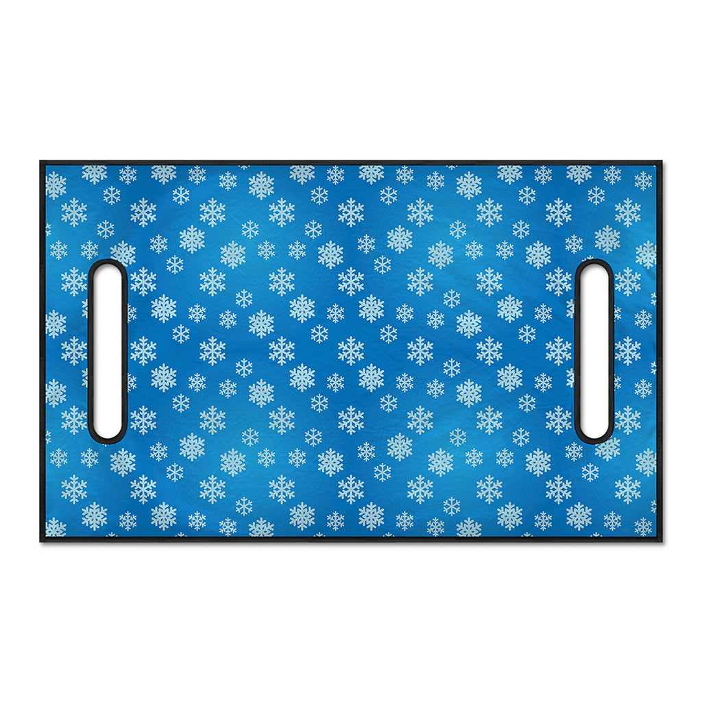 Blue Snowflake Pattern Print Golf Cart Seat Cover
