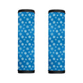 Blue Snowflake Pattern Print Handle Covers