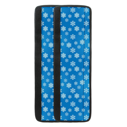 Blue Snowflake Pattern Print Refrigerator Handle Covers