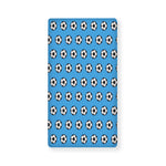 Blue Soccer Ball Pattern Print Baby Crib Sheet
