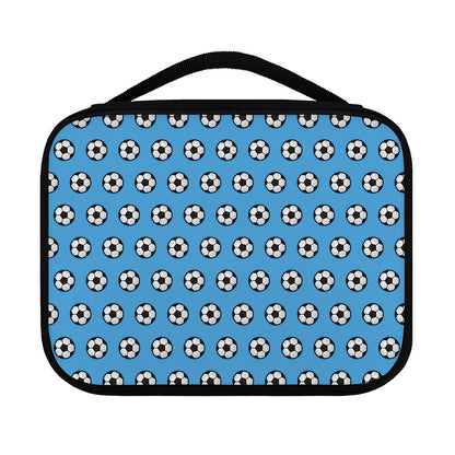 Blue Soccer Ball Pattern Print Classic Bible Case