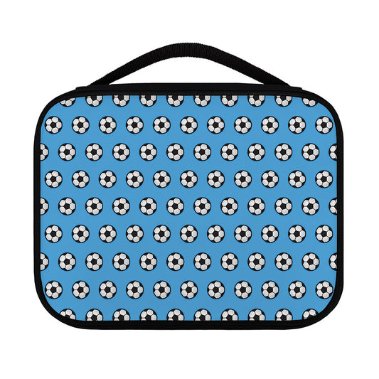 Blue Soccer Ball Pattern Print Classic Bible Case