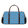 Blue Soccer Ball Pattern Print Duffel Bag