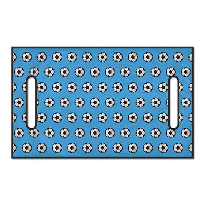 Blue Soccer Ball Pattern Print Golf Cart Seat Cover