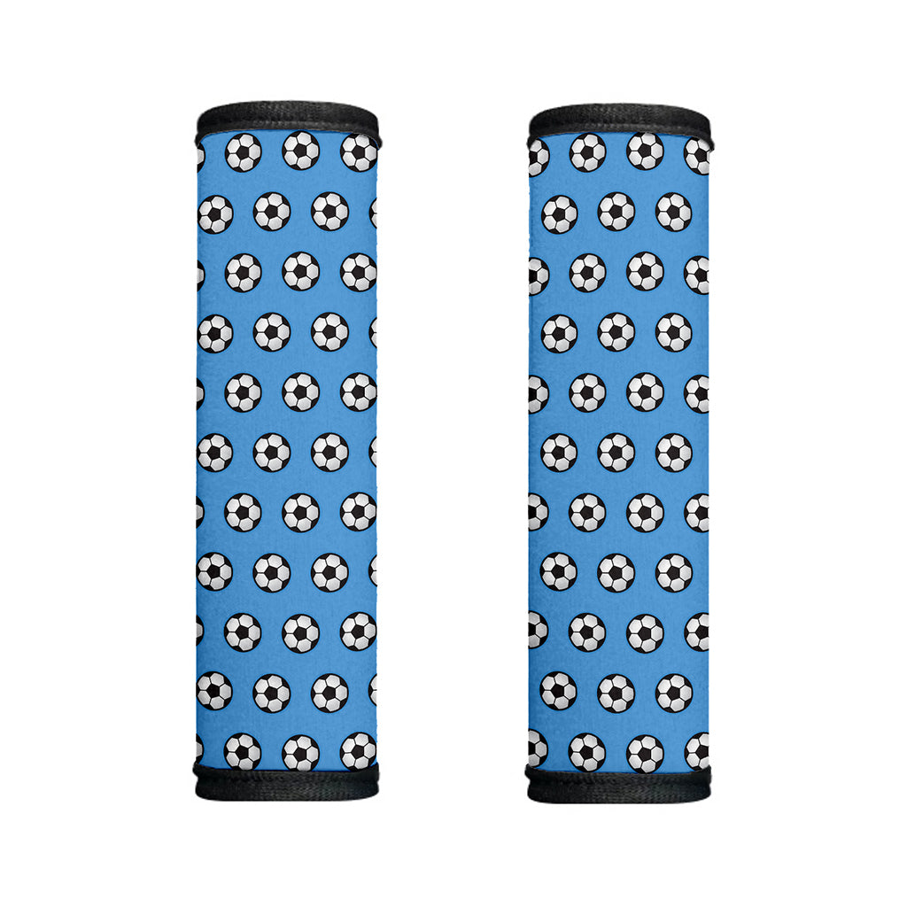 Blue Soccer Ball Pattern Print Handle Covers