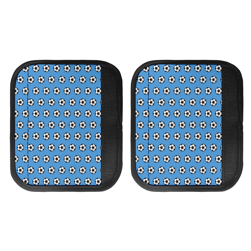 Blue Soccer Ball Pattern Print Handle Covers